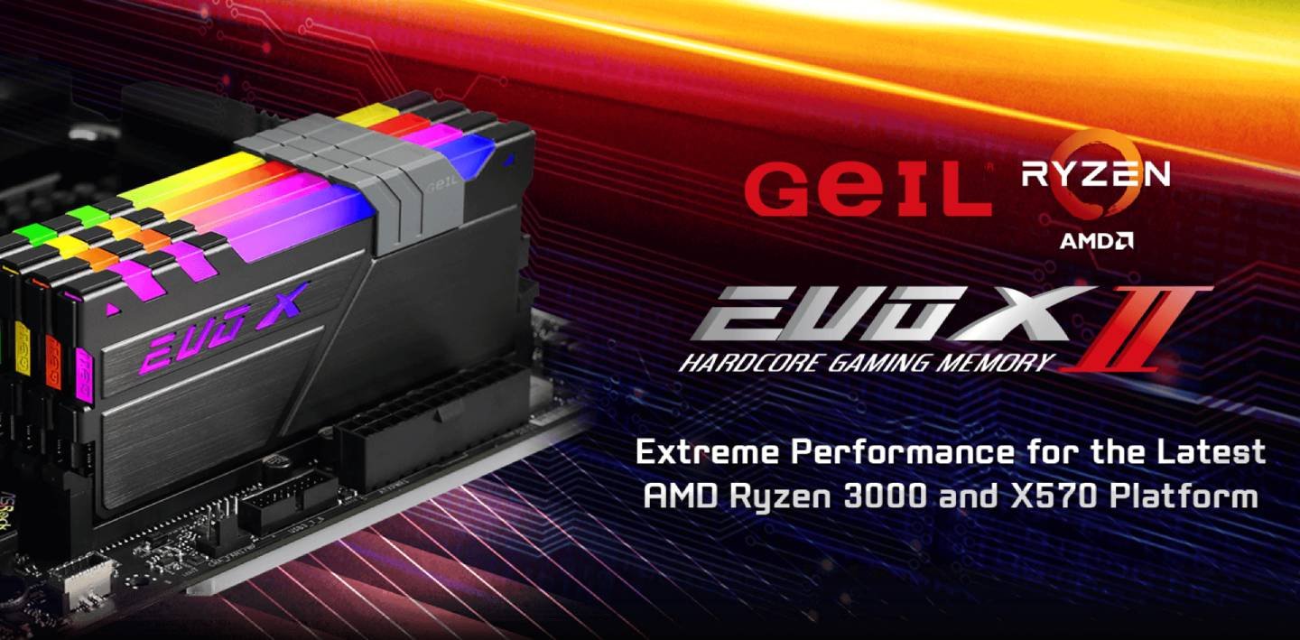 GeIL Evo X II AMD-Edition: 16 GB, 3600 MHz Optimized RAM For Ryzen CPUs