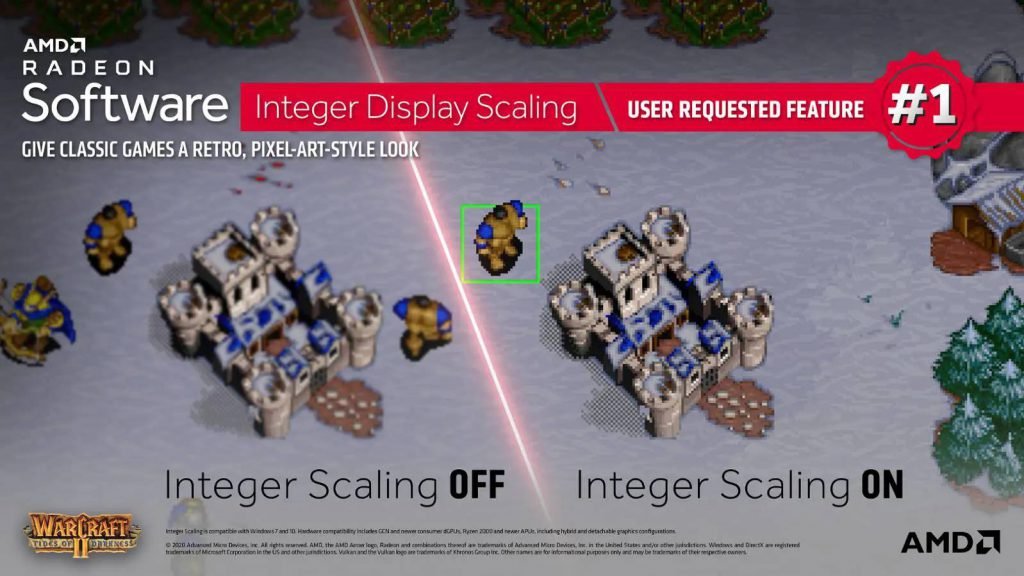 AMD Integer Display Scaling