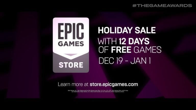 12 free games on Epic Games Store from Dec 19th