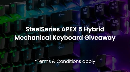 APEX 5 RGB Hybrid Mechanical Keyboard Giveaway