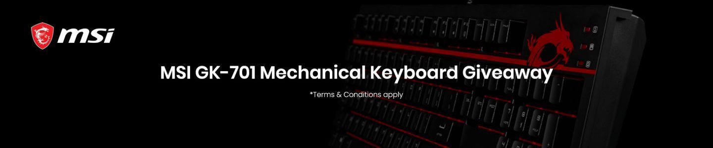 MSI GK-701 Giveaway