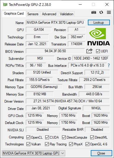 2021 MSI GP76 Leopard 10UG Review