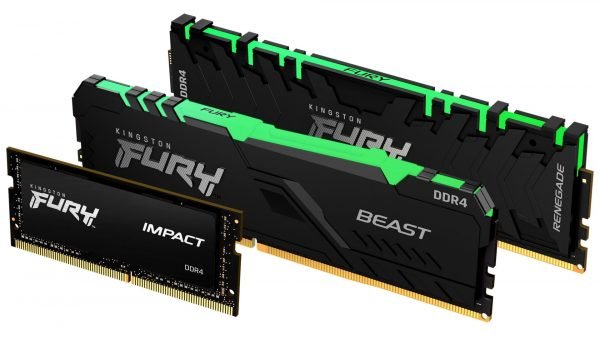 New lineup of Kingston FURY RAM begins shipping