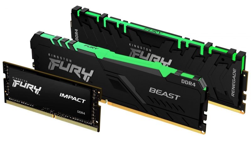 New lineup of Kingston FURY RAM begins shipping