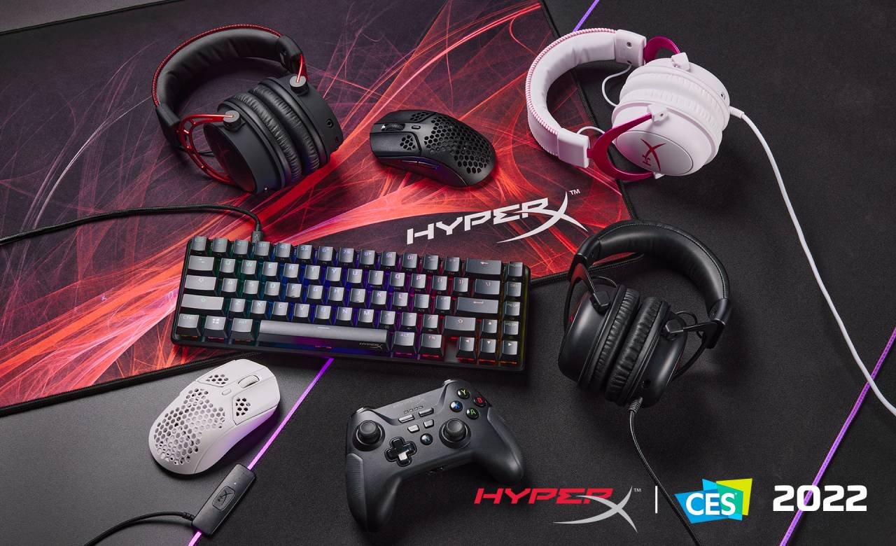 HyperX unveils gaming accessories line-up at CES 2022