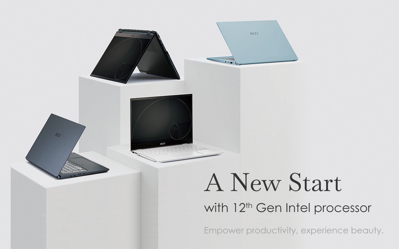 MSI Launches 12th Gen Intel Business and Productivity Laptops