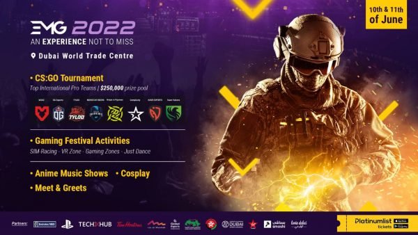 EMG 2022 gaming and entertainment festival to take place in Dubai