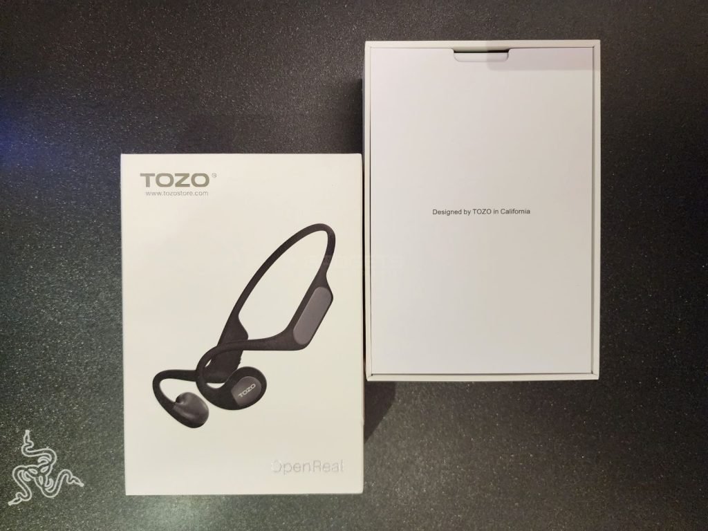 TOZO OpenReal Bluetooth 5.3 Open Ear Sport Headphones Air