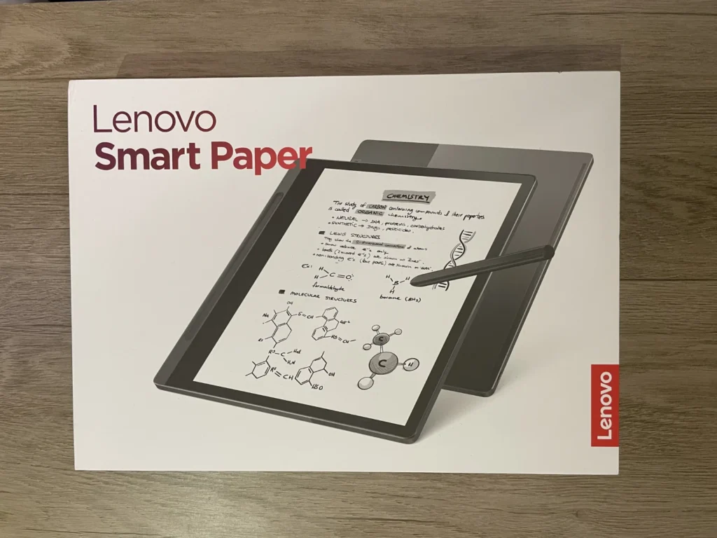 Lenovo Smart Paper, 10.3” E-ink display for note-taking, sketching, &  reading