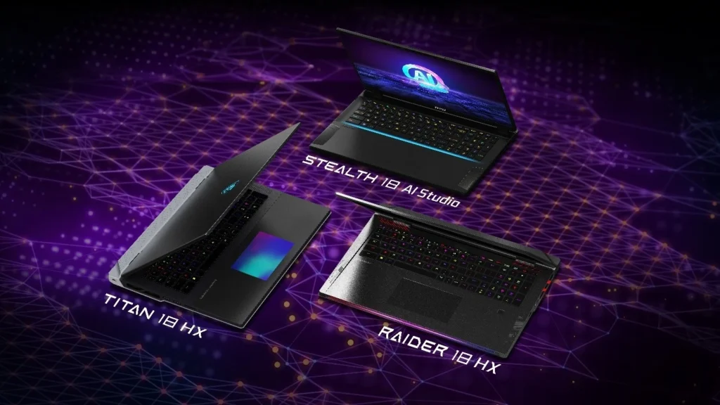 MSI Unveils AI-Ready Laptops at CES 2024