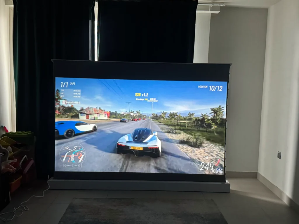 VIVIDSTORM S ALR Long Throw Projector Screen Review