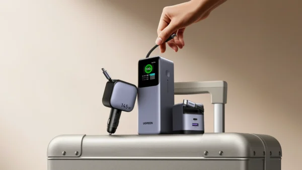 UGREEN Nexode Retractable Series Hands-on: Power Bank, Charger, Car Adapter & Retractable Cable