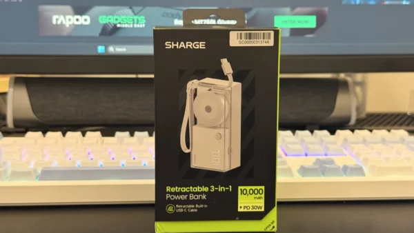 Sharge Retractable 3-in-1 Power Bank Review