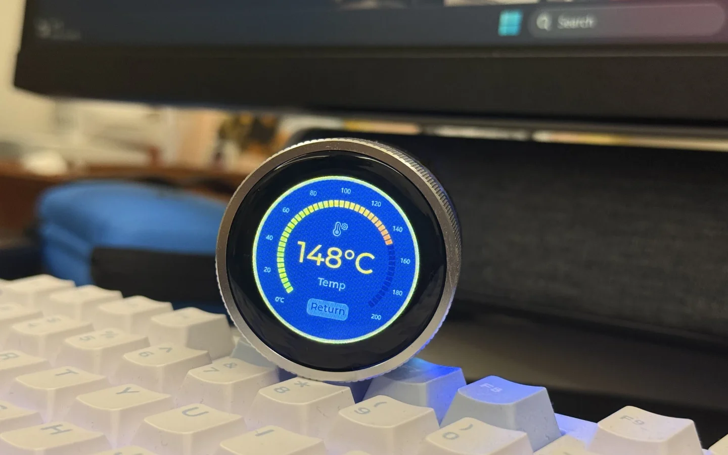 CrowPanel 1.28-inch HMI ESP32 Rotary Display Hands-on
