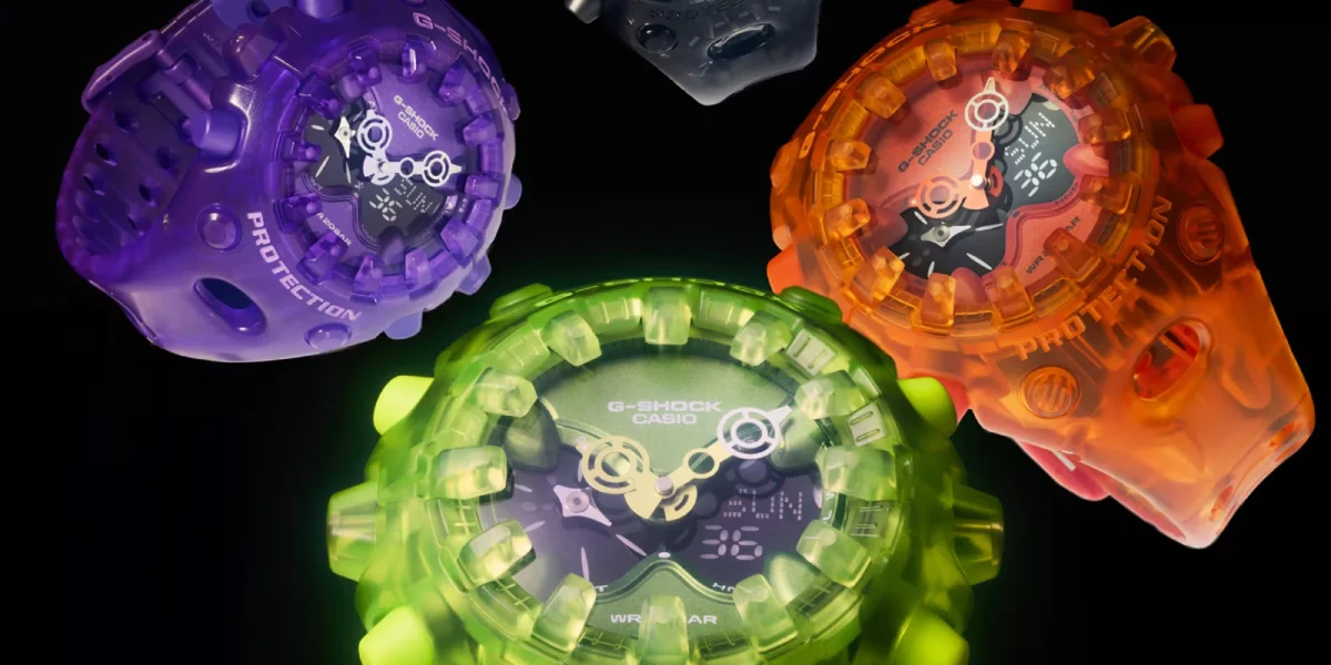 Casio launches new G-Shock series featuring translucent designs