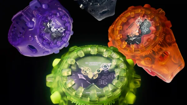 Casio launches new G-Shock series featuring translucent designs