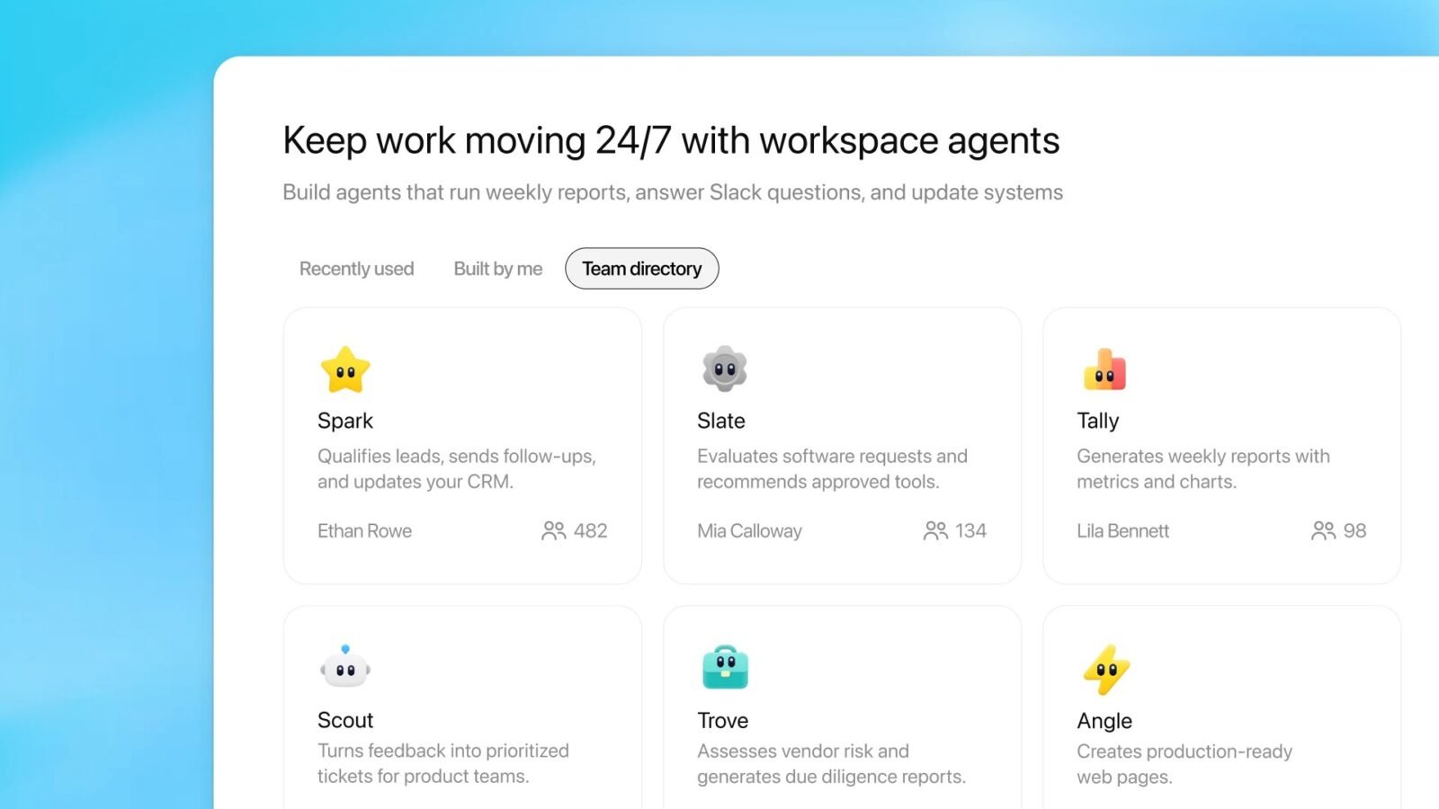 ChatGPT workspace agents launch for business teams
