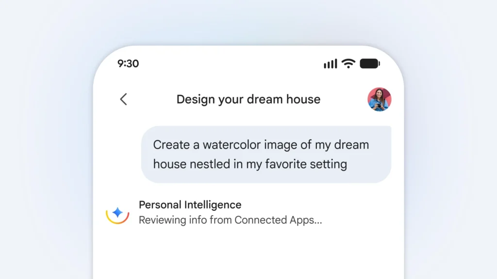 Google Gemini personalised image generation Google Photos library