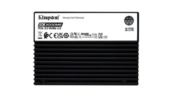 Kingston DC3000ME 30.72TB Gen5 NVMe SSD for AI and data centre workloads