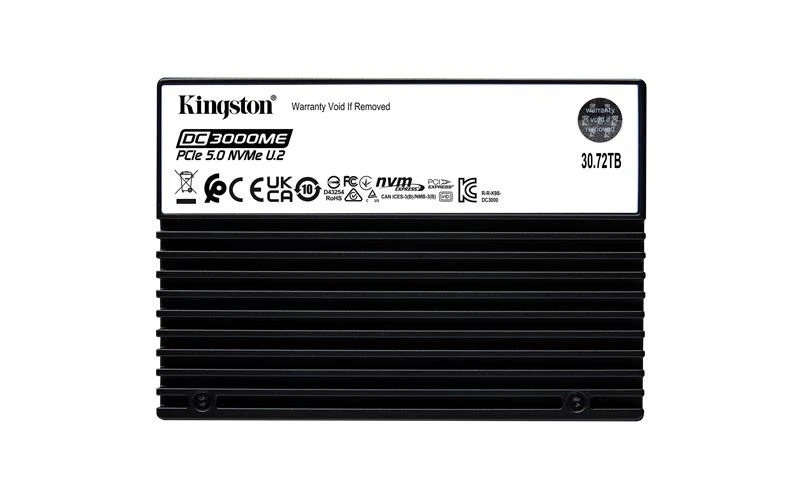 Kingston DC3000ME 30.72TB Gen5 NVMe SSD for AI and data centre workloads