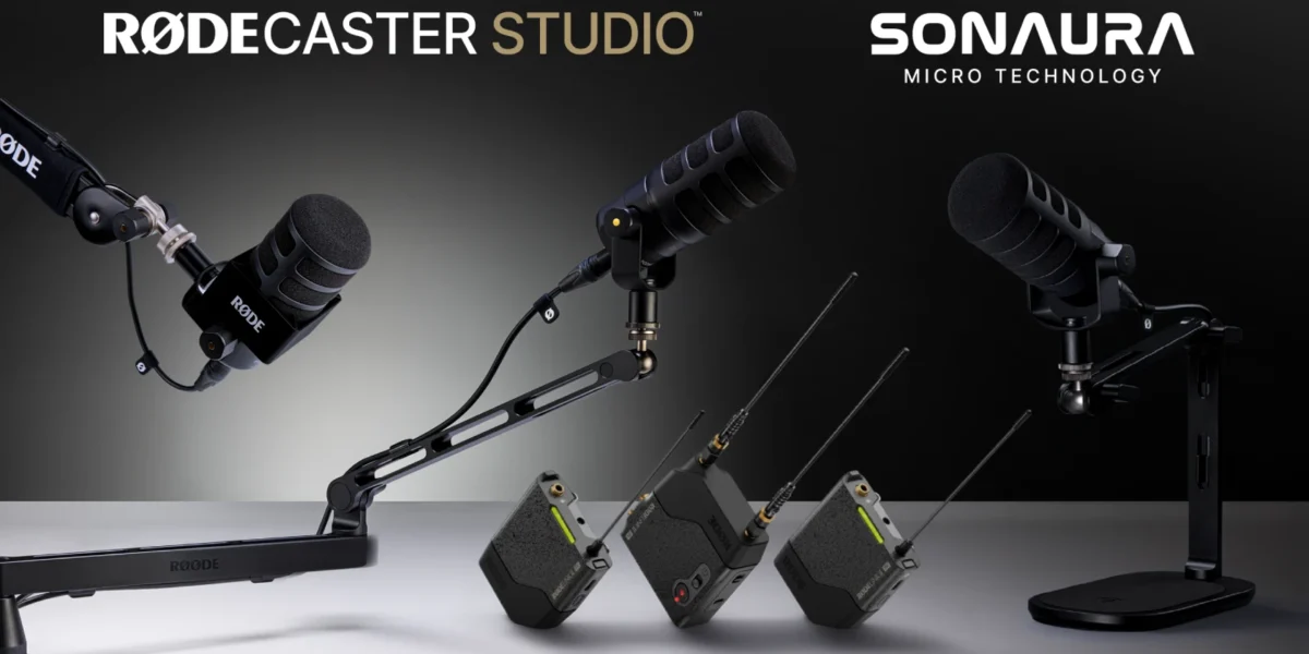 RØDE NAB 2026: Sonaura MEMS Technology, RØDELink II, and RØDECaster Studio Announced
