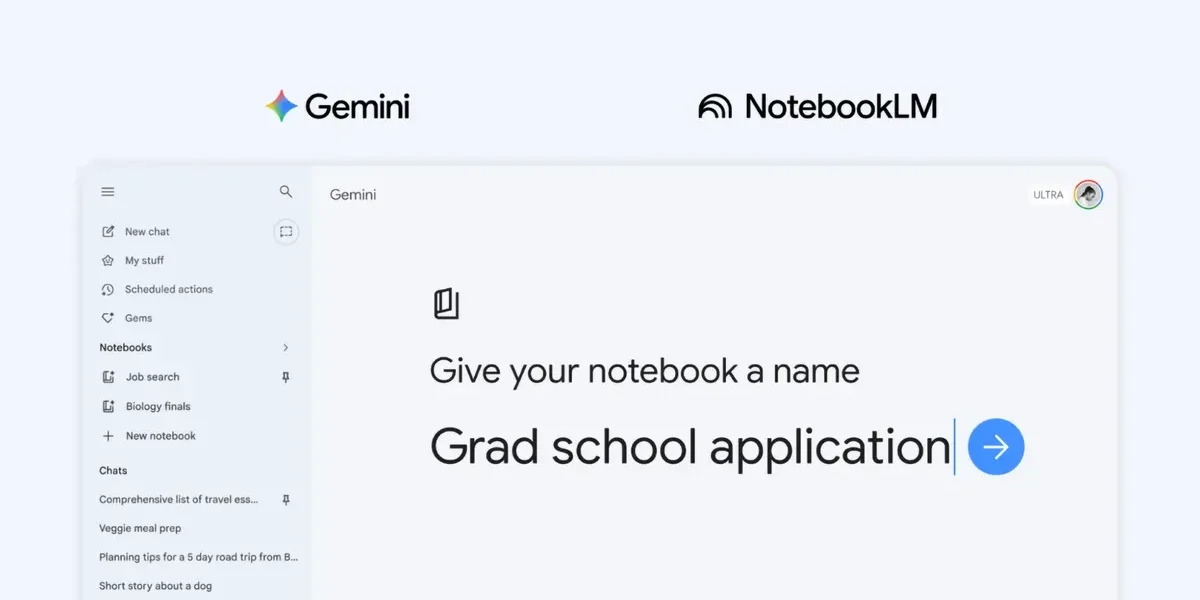 Google integrates its NotebookLM into Gemini