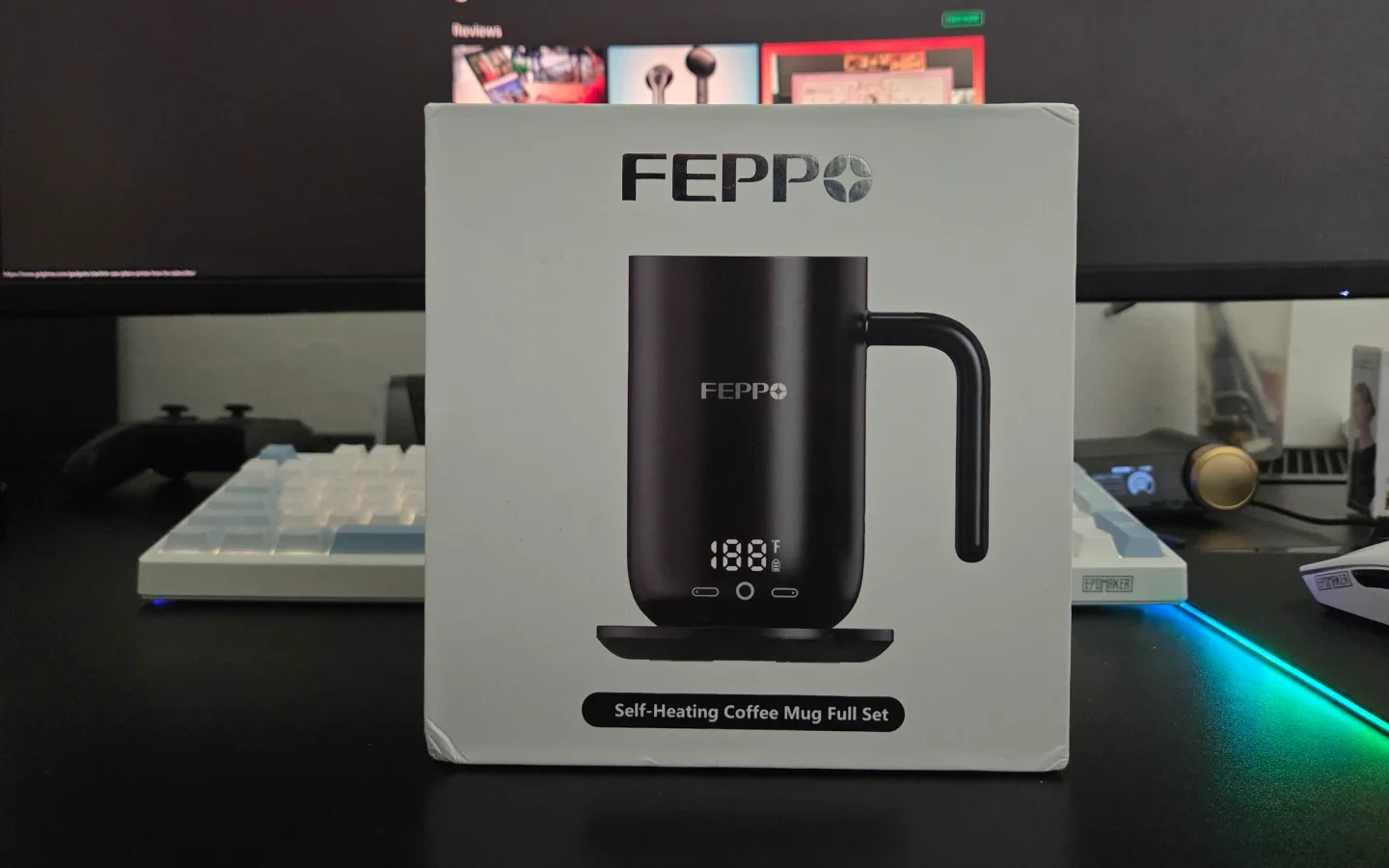Feppo Temperature Control Heated Coffee Mug Review