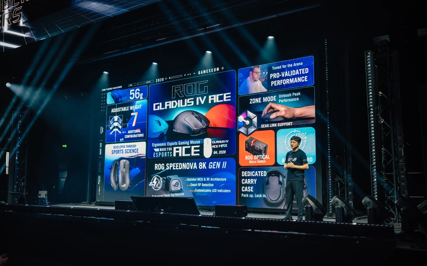 ASUS ROG Gamescom 2026 Lineup: 720Hz OLED Monitors, New Mice, and a WiFi 8 Router