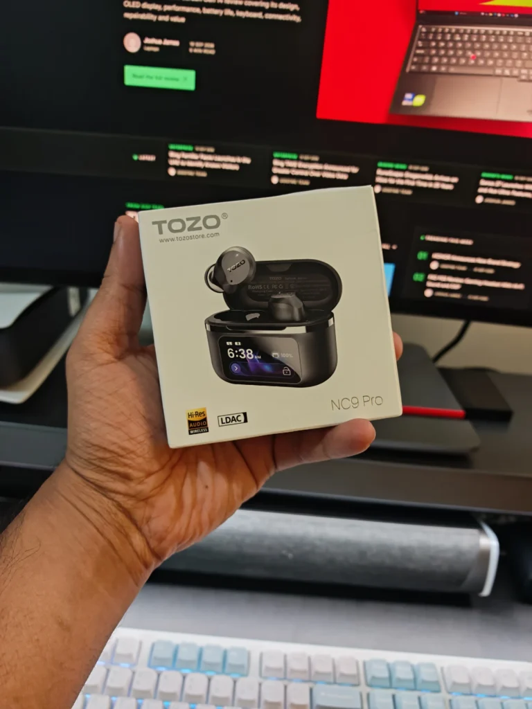 TOZO NC9 Pro Review: Feature-Rich Wireless Earbuds with a Touchscreen Case 12 TOZO NC9 Pro Review