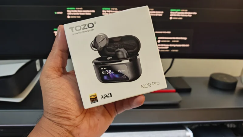 TOZO NC9 Pro Review: Feature-Rich Wireless Earbuds with a Touchscreen Case