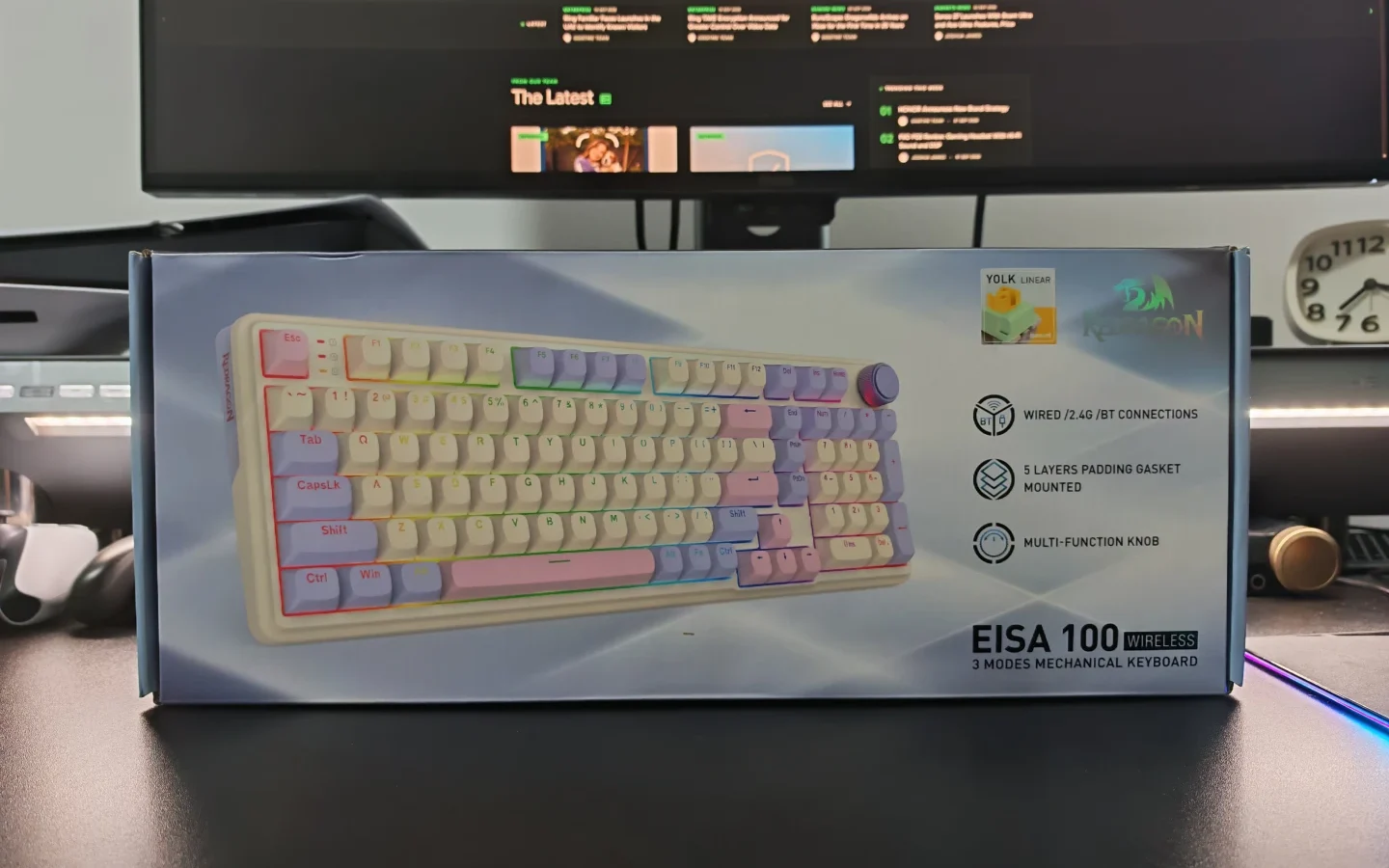 Redragon EISA K768 Review: A Compact Wireless Keyboard for Work and Gaming