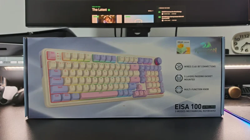 Redragon EISA K768 Review: A Compact Wireless Keyboard for Work and Gaming